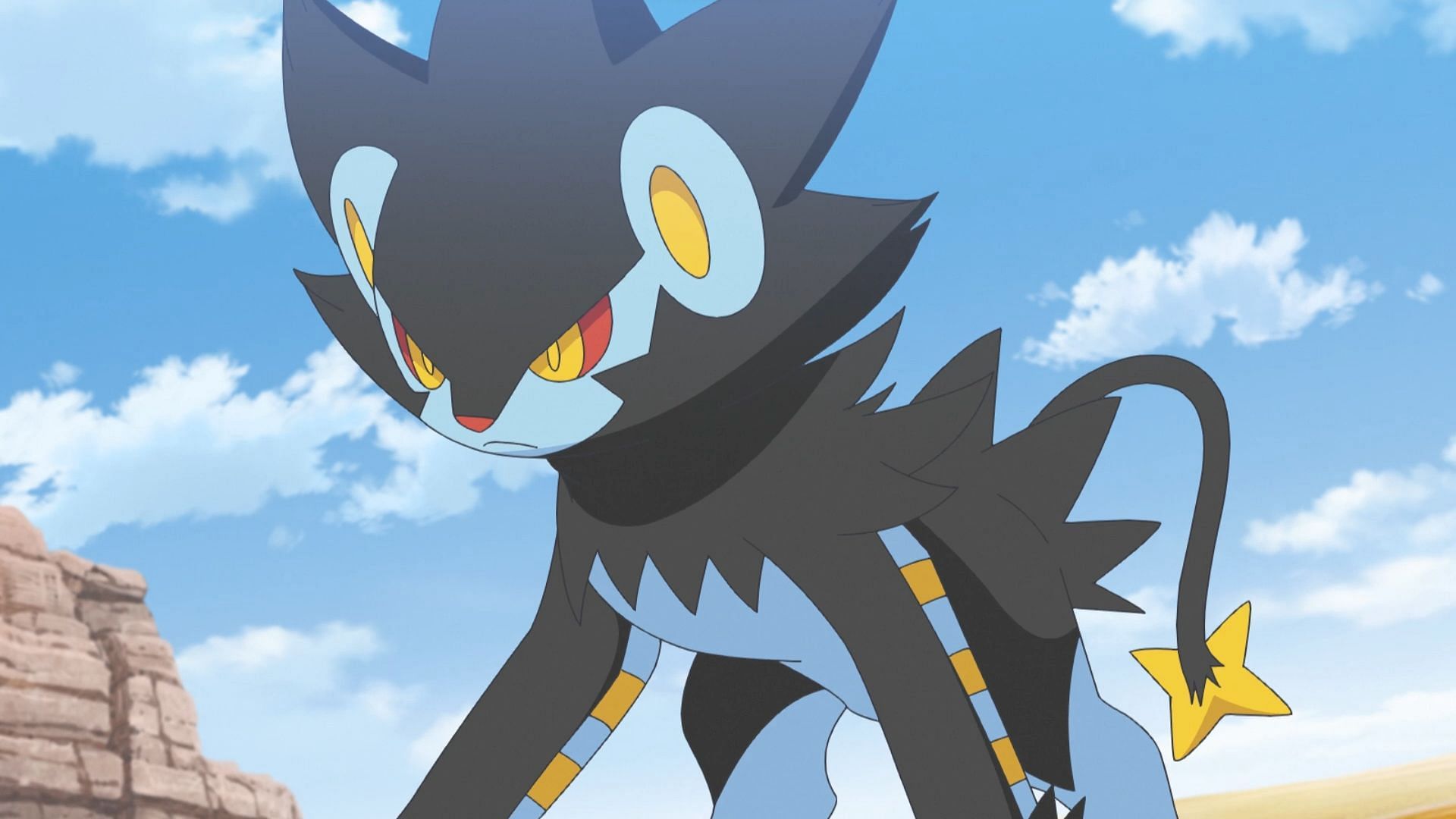 Luxray in the anime (Image via TPC)
